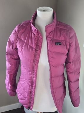 Patagonia Pink Girls' Lightweight Quilted Puffer Jacket